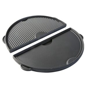 Halbe Grillplatte aus Gusseisen für XLarge & XXLarge