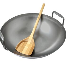 Grill-Wok mit Bambusspatel