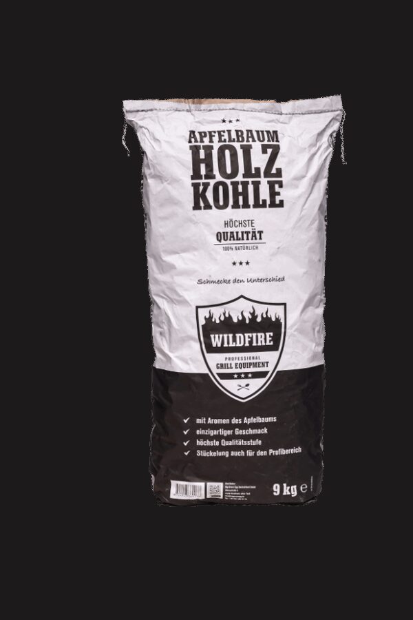 Apfelbaum Premium Bioholzkohle 9 kg