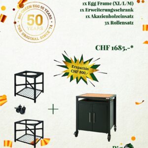 Jubiläumsangebot Modulargestell mit Schrank