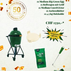 Jubiläumsangebot  Big Green Egg Medium Set